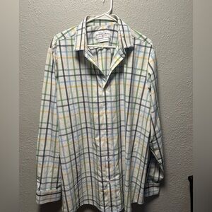 Mizzen+Main Men's Multicolor Plaid Shirt